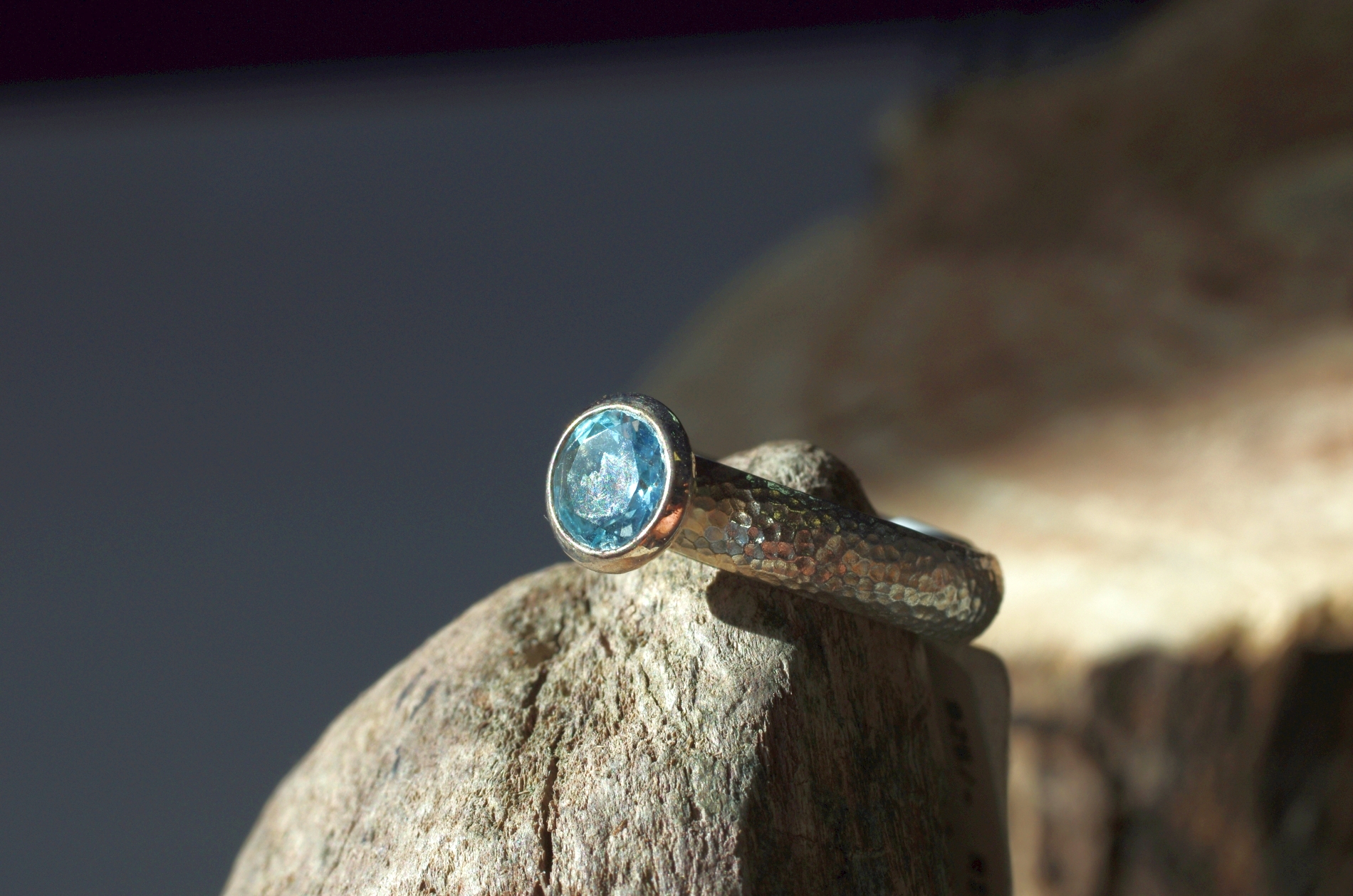 Ring Silber 925 mit Blautopas von bastian.inverun